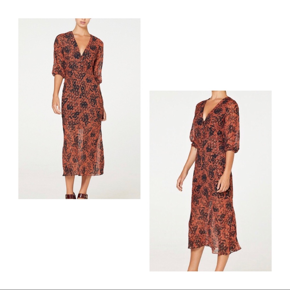Stevie May Raanee Midi Dress Size Small